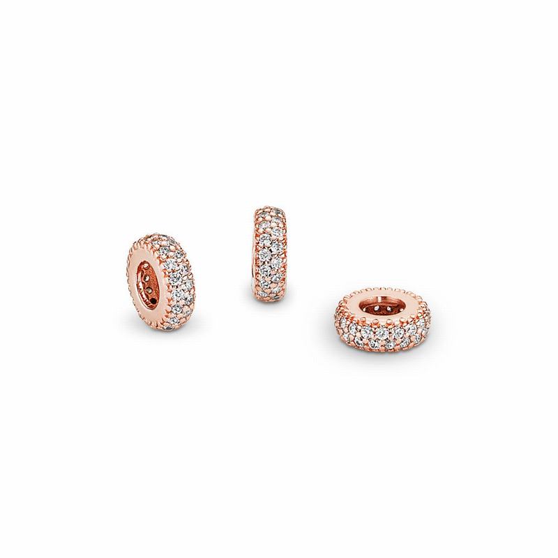 Pandora Rose™ Inspiration Within Spacer - Pandora Rose/Cubic Zirconia - Canada | GL9871KM